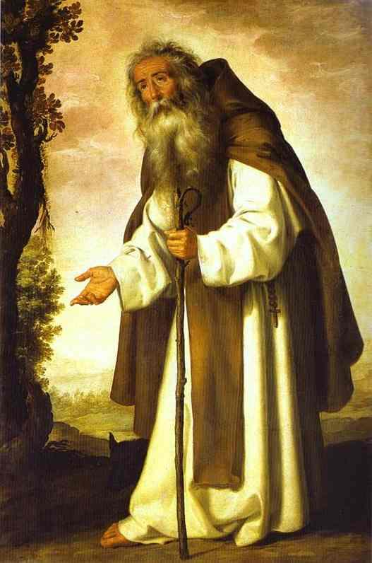 Anthony abbot by zurbaran