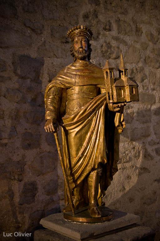 Aurillac la statuette de saint ge raud a l e glise