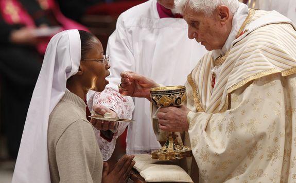 Communion sur la langue