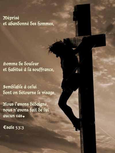 Croix jesus seul texte