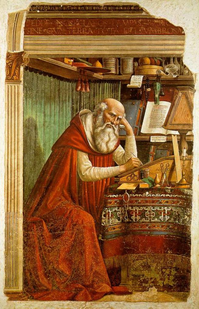 Domenico ghirlandaio st jerome in his study 11