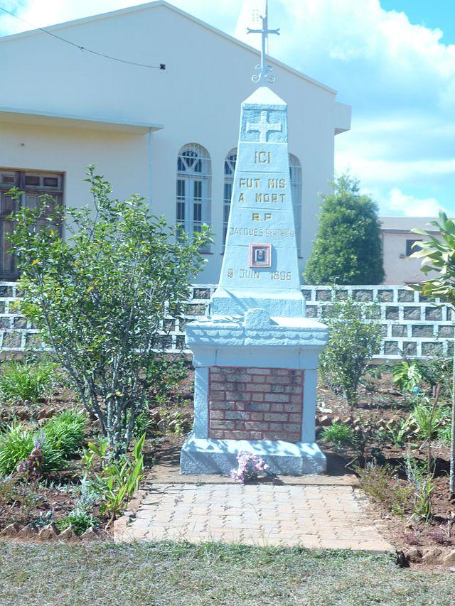 Jacques berthieu monument of ambiatibe