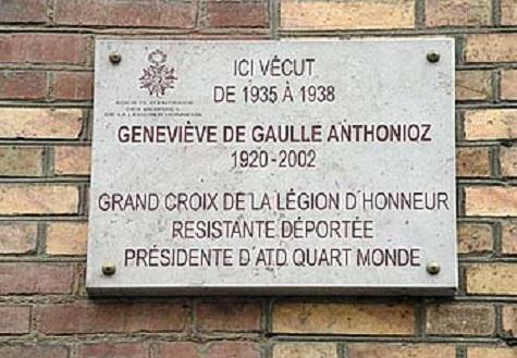 Robien plaque de gaulle genevieve 2