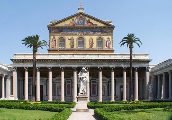 Roma san paolo fuori le mura bw 1 bis