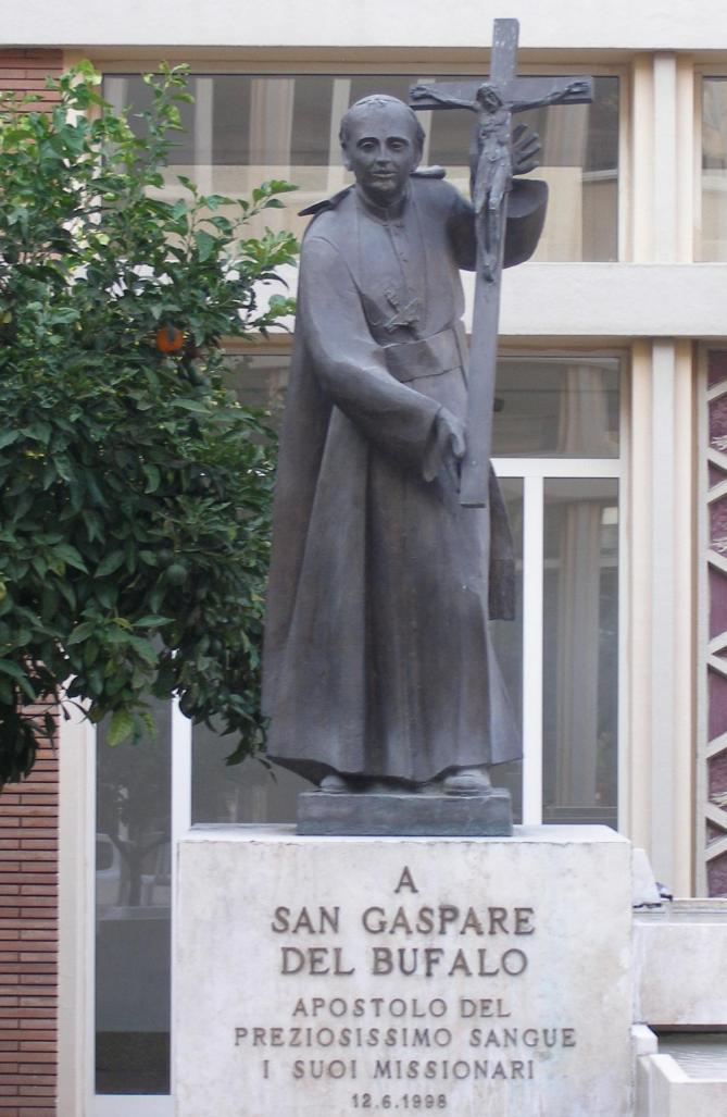 Rome collegio preziosissimo sangue statue of gaspare del bufalo