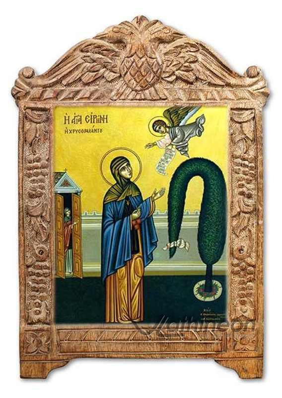 Saint irene hand made withframe2 zoom