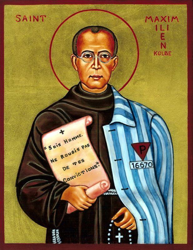 Saint maximilien marie kolbe pretre frere mineur fondateur de la milice de l immaculee martyr 2