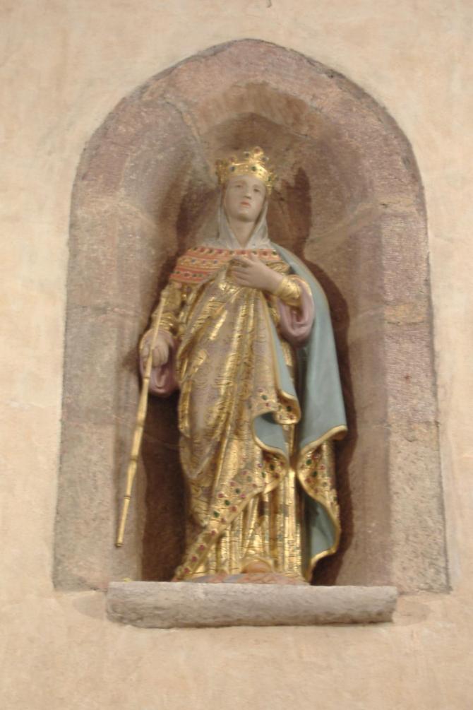 Sainte radegonde statue