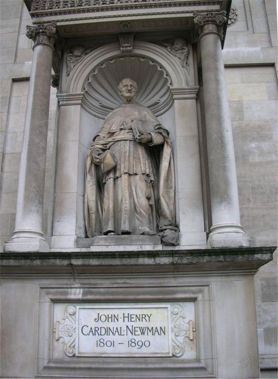 Statue cardinal newman brompton oratory 1