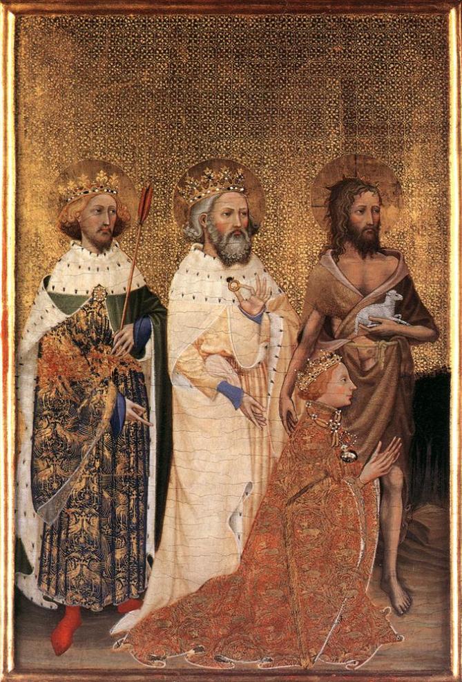 The wilton diptych left