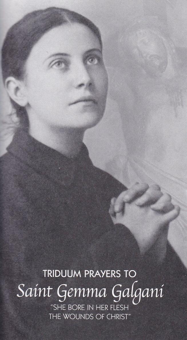 Triduum prayers to st gemma galgani 1