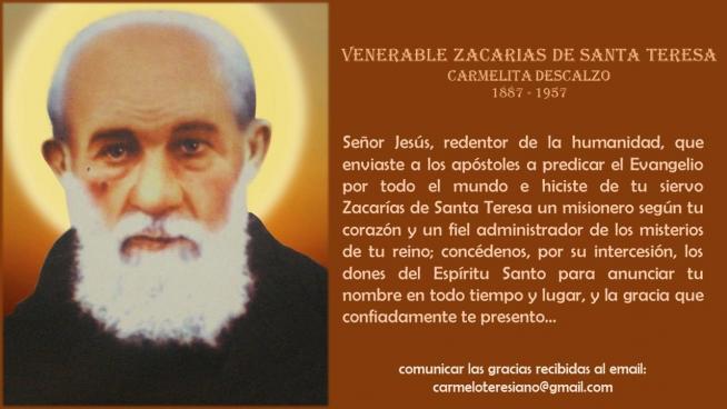 Venerable zacarias salterain di santa teresa 2